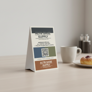 Table tent cards – affordable